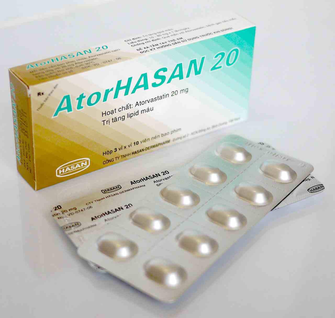 Atorhasan 20 (Atorvastatin) Hasan (H/30v)