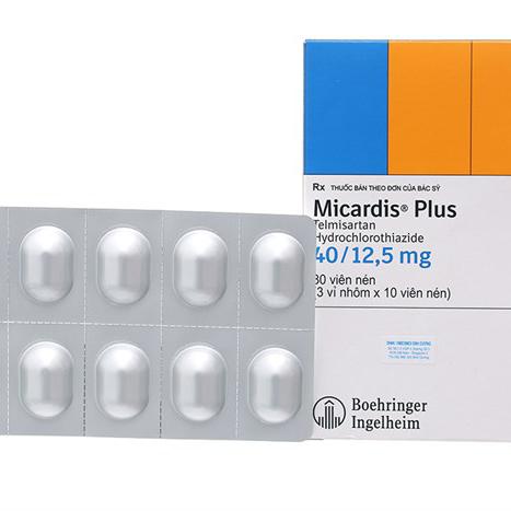 Micardis Plus 40mg/12.5mg (Hydrochlorothiazide, Telmisartan) Boehringer (H/30v)