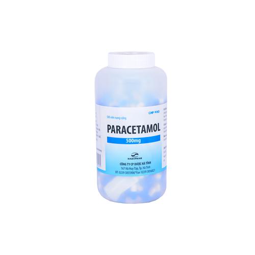 Paracetamol 500mg Hadiphar (C/500v)