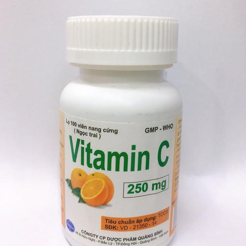 Vitamin C 250mg Capsules Quapharco (C/100v)