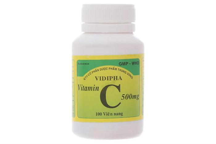 Vitamin C 500mg Capsules Vidipha (C/100v) (Nang)