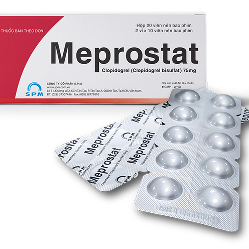 Meprostat (Clopidogrel) 75mg SPM (H/20v)
