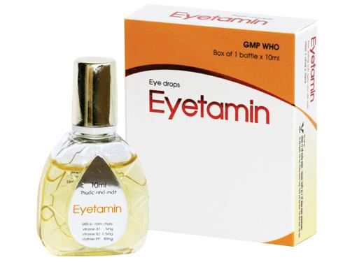 Eyetamin (Thiamin, Riboflavin,  Nicotinamid) Bidiphar (Lốc/10h/10ml)