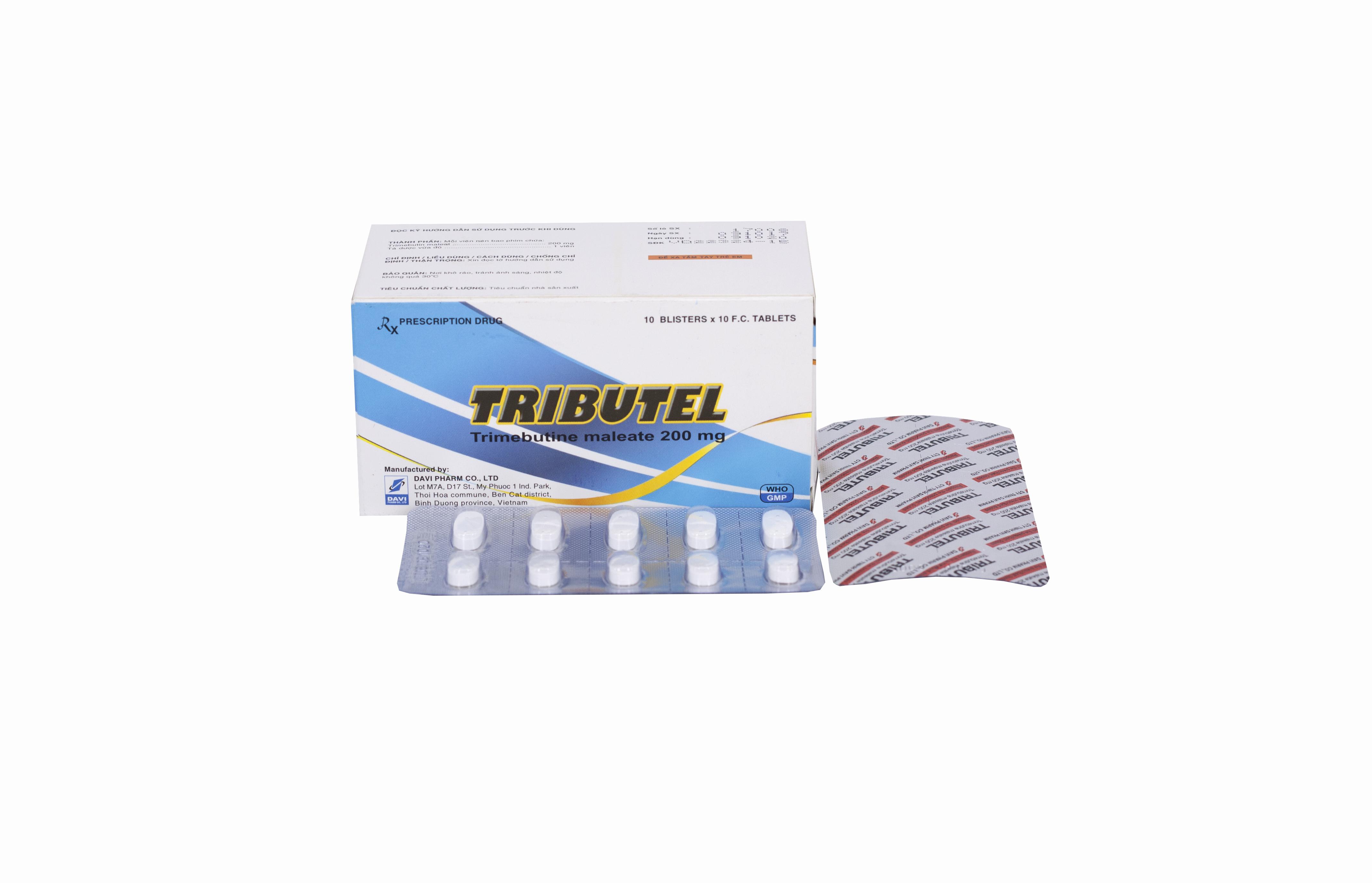 Tributel 200 (Trimebutin) Davipharm (H/100v)