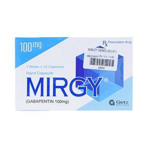 Mirgy (Gabapentin) 100mg Getz (H/10v)