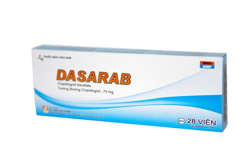 Dasarab 75 (Clopidogrel) Davipharm (H/28v)