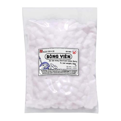 Bông Viên Y Tế Bảo Thạch 50gr (10 gói)