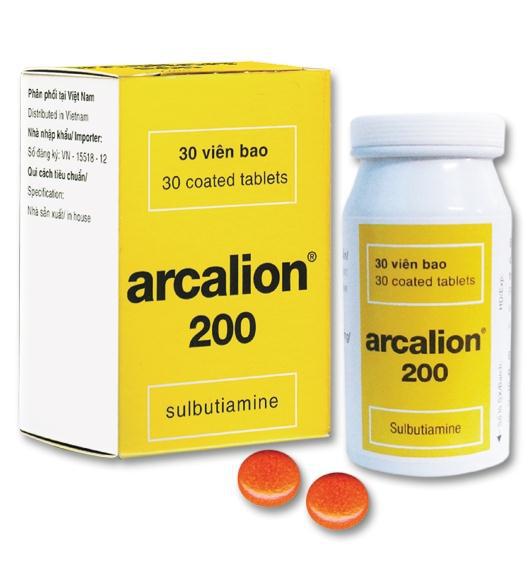 Arcalion 200 (Sulbutiamin) Servier (C/30v)