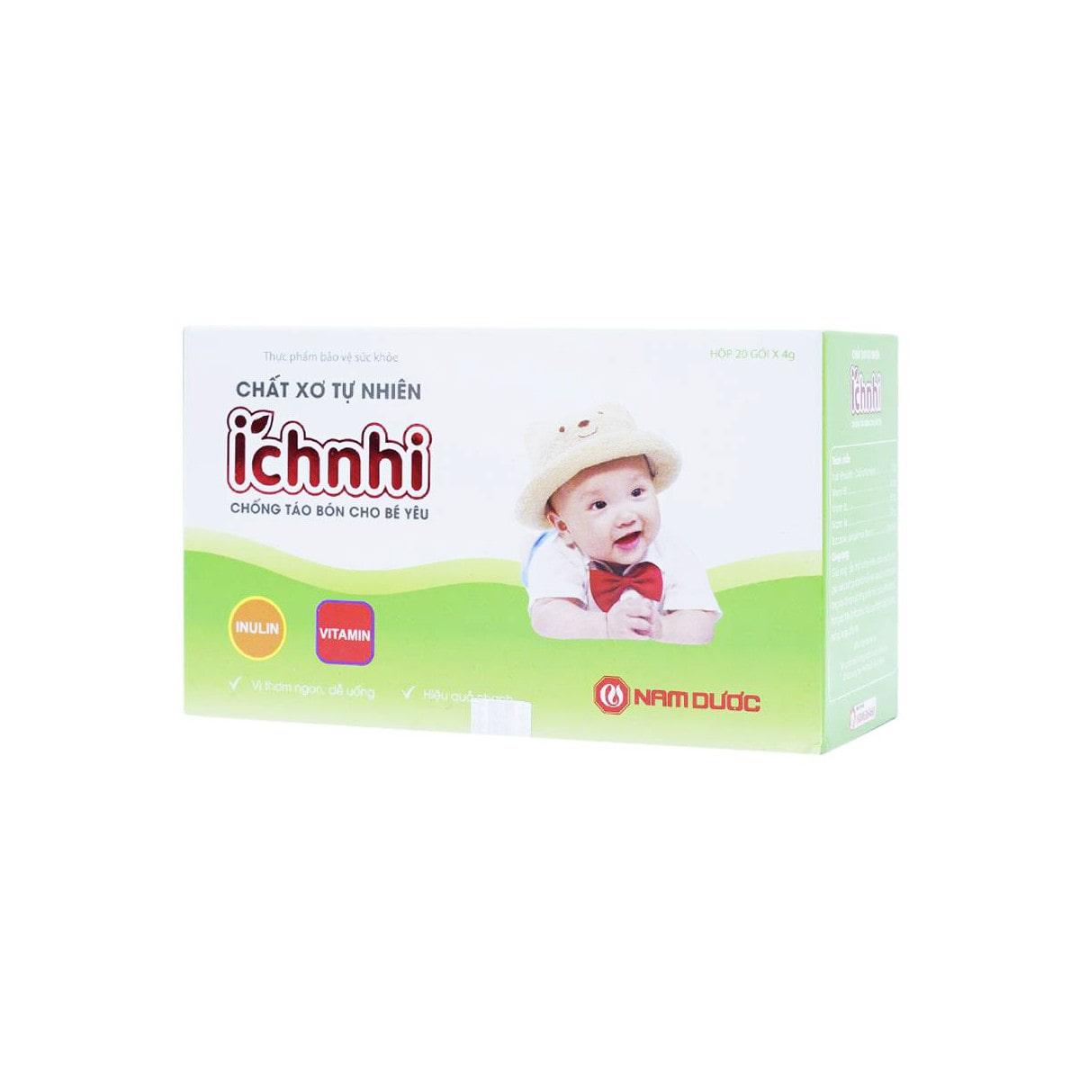 Cốm Chất Xơ Tự Nhiên Ích Nhi Nam Dược (H/20g/4gr)