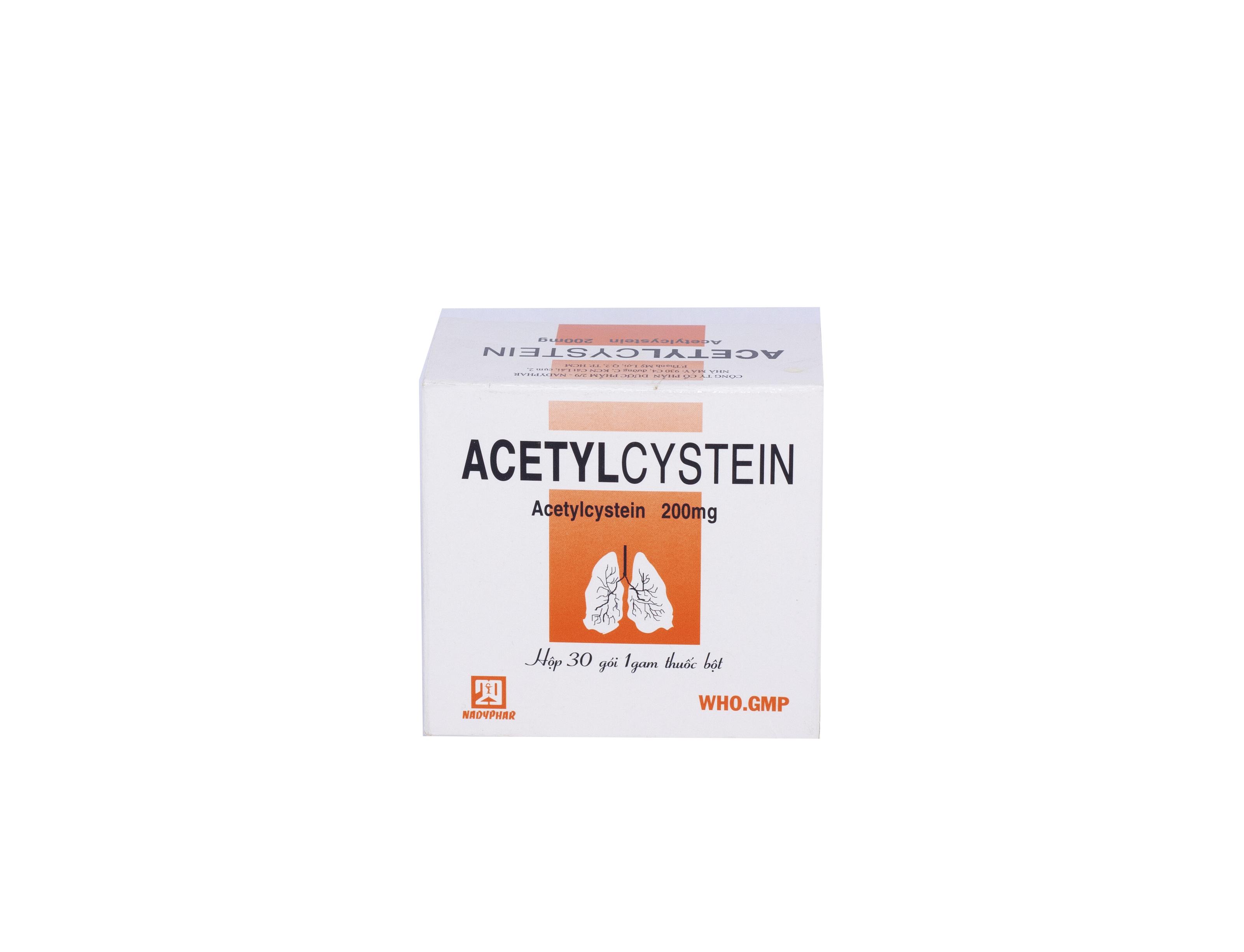 Acetylcystein 200mg Nadyphar (H/30g)