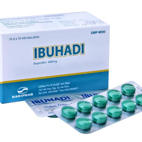 Ibuhadi (Ibuprofen) 400mg Hadiphar (H/100v)