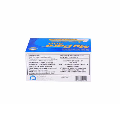 MyPara (Paracetamol) 500mg SPM (H/100v)
