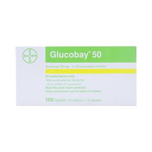 Glucobay 50mg (Acarbose) Bayer (H/100v)
