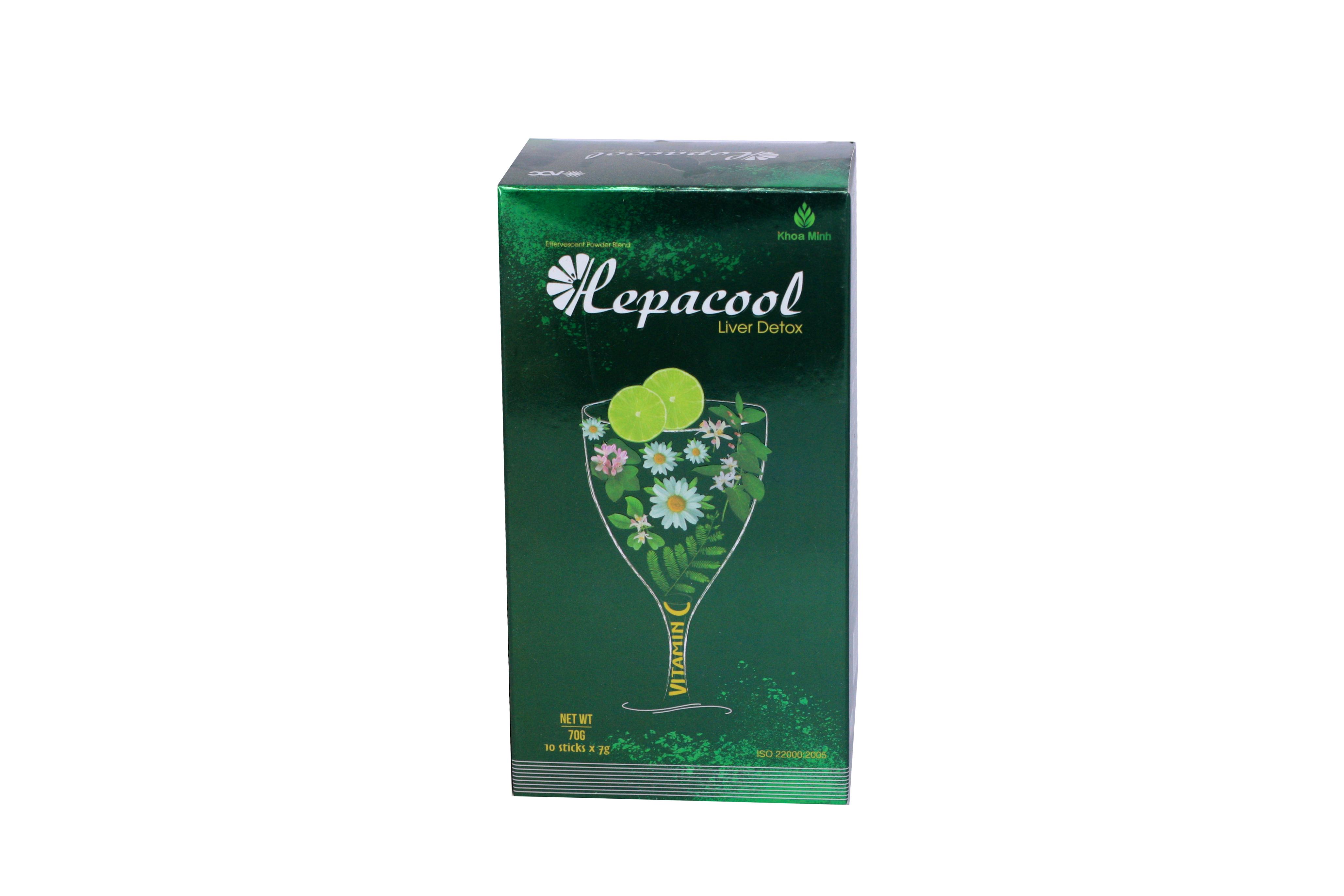 Hepacool Giải Độc Mát Gan (Hộp/10g/7gr) (Xanh Lá)