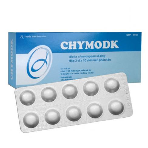 Chymodk (Alphachymotrypsin) 8,4mg Hataphar (Lốc/5h/20v)