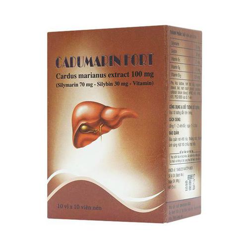 Cadumarin Fort (Silymarin, Silybin) Mediphar (H/100v)