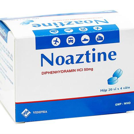 Noaztine 50mg (Diphenhydramine) Vidipha (Lốc/5h/80v)