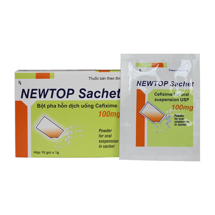 Newtop Sachet (Cefixim) 100mg Maxim (H/10g/1gr)​​​​​​​