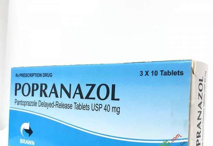 Popranazol (Pantoprazole) 40mg Brawn (Lốc/10h/30v)