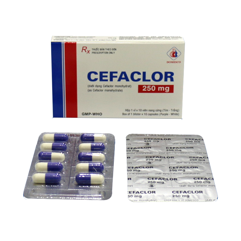 Cefaclor 250mg Domesco (H/10v)