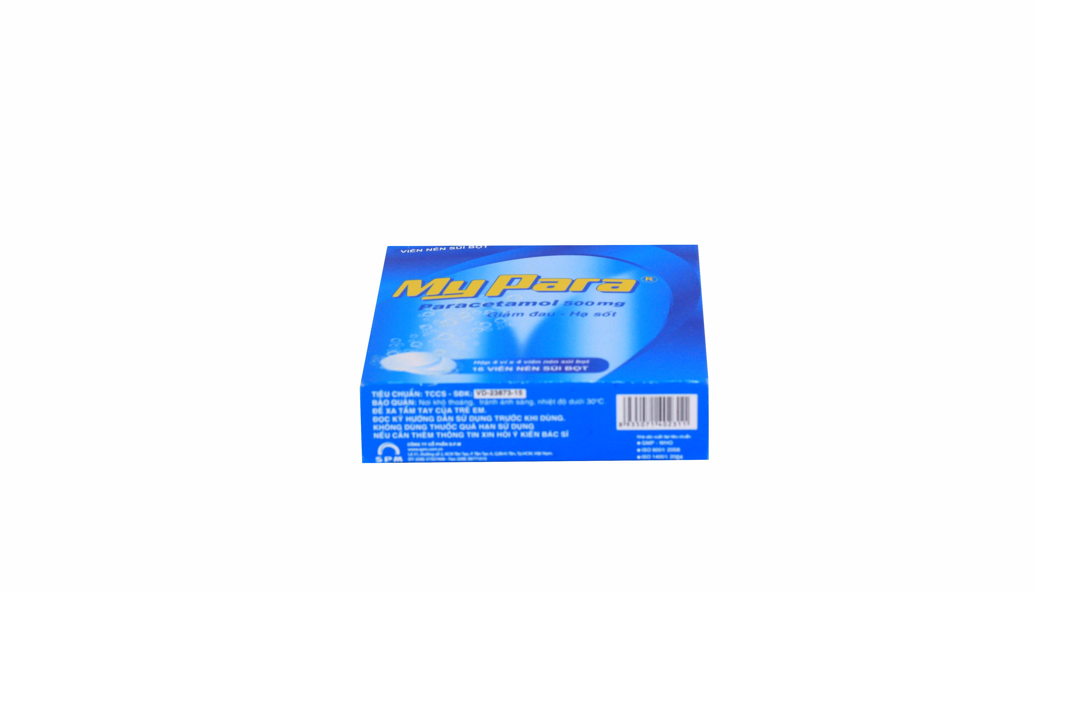 MyPara (Paracetamol) 500mg Sủi SPM (H/16v)