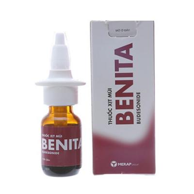 Thuốc Xịt Mũi Benita Budesonide (Chai 64mcg/120 Liều)