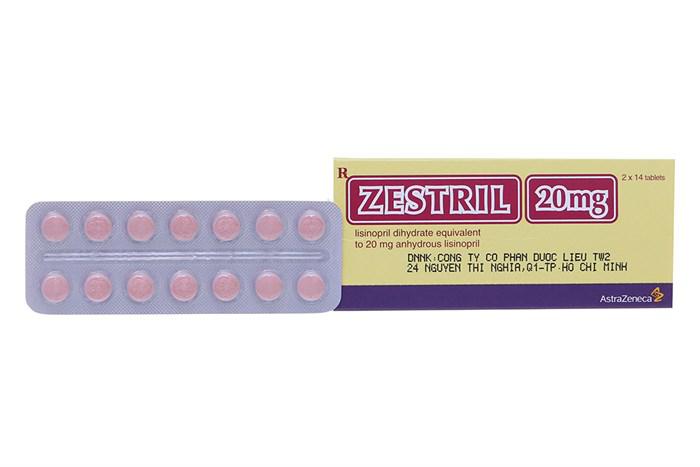 Zestril 20mg (Lisinopril) Astrazeneca (h/28v)