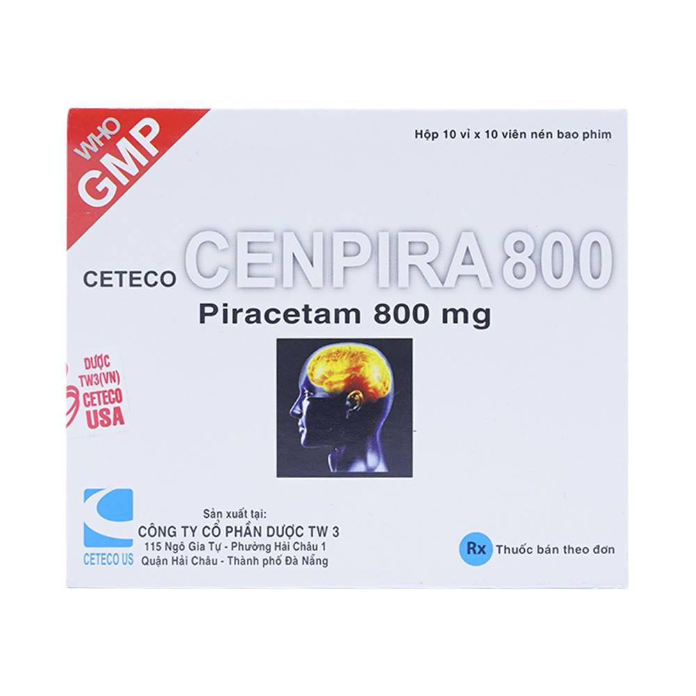 Cenpira 800 (Piracetam) TW3 (H/100v)