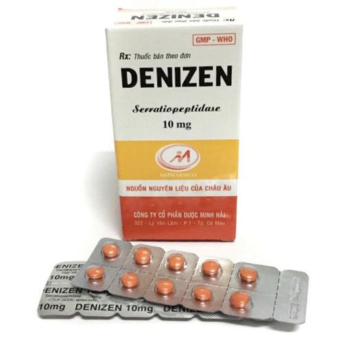 Denizen (Serratiopeptidase) 10mg Minh Hải (H/100v)