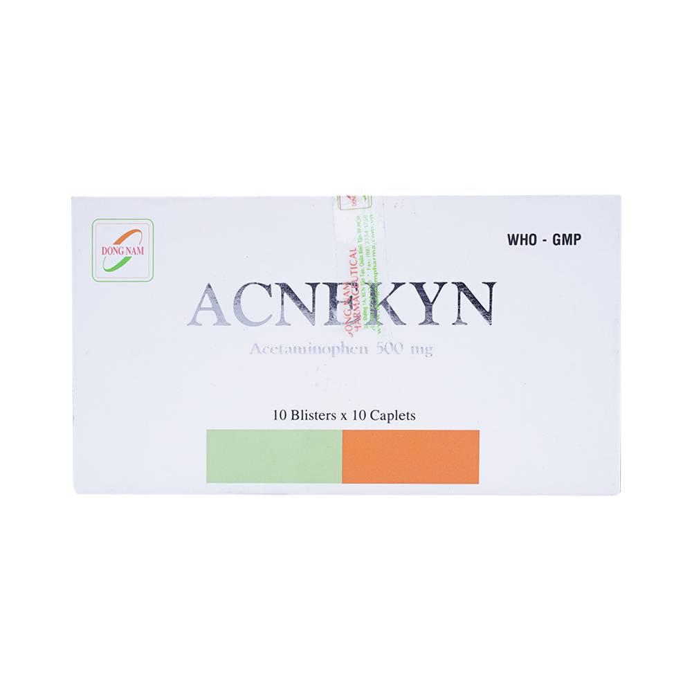 Acnekyn (Acetaminophen) 500mg Đông Nam (H/100v)