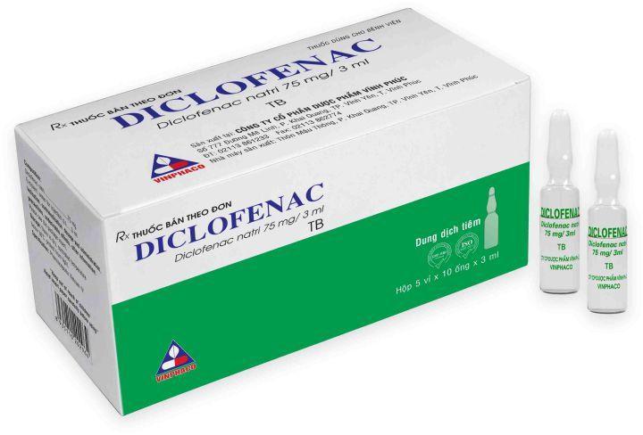 Diclofenac 75mg/3ml Vinphaco (H/10 ống /3ml)