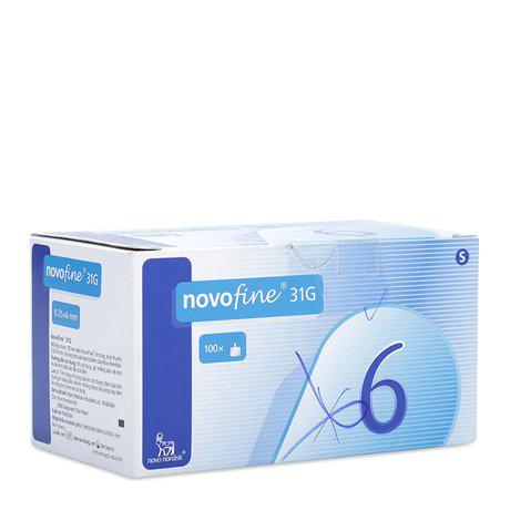 Novofine 6mm 31g   Đầu Kim Tiêm Tiểu Đường (H/100cái)