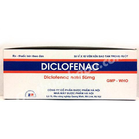 Diclofenac 50mg Hanoi (H/500v)