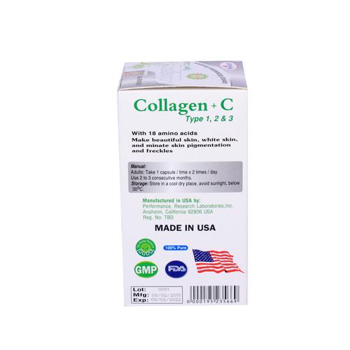 Collagen+C 1600mg Neocell USA (H/60v)