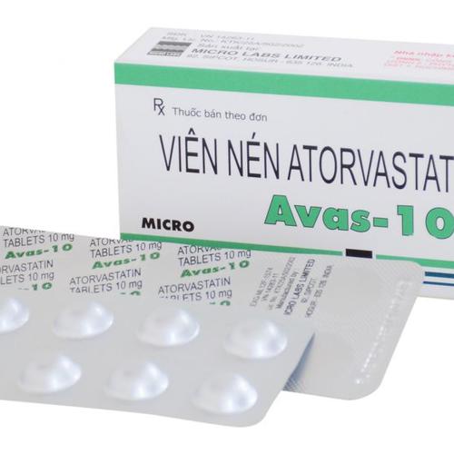 Avas-10 (Atorvastatin) Micro (H/30v)