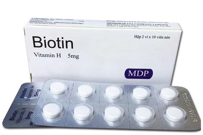 Biotin 5mg Vitamin H Mediphar (H/20v)