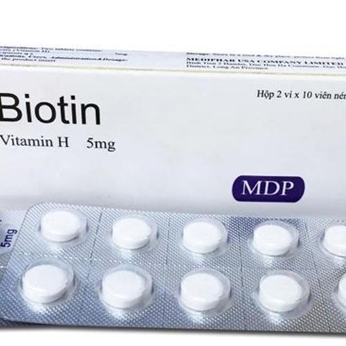 Biotin 5mg Vitamin H Mediphar (H/20v)