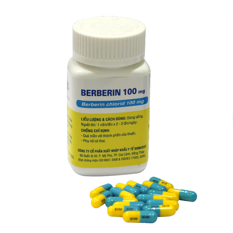 Berberin 100mg Cap. Domesco (C/100v)