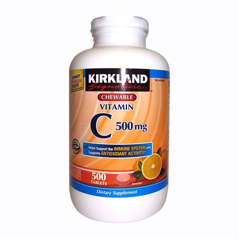 Vitamin C 500mg Chewable-Kirkland (C/500v)