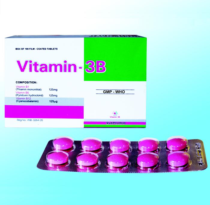 Vitamin 3B Quapharco (H/100v)