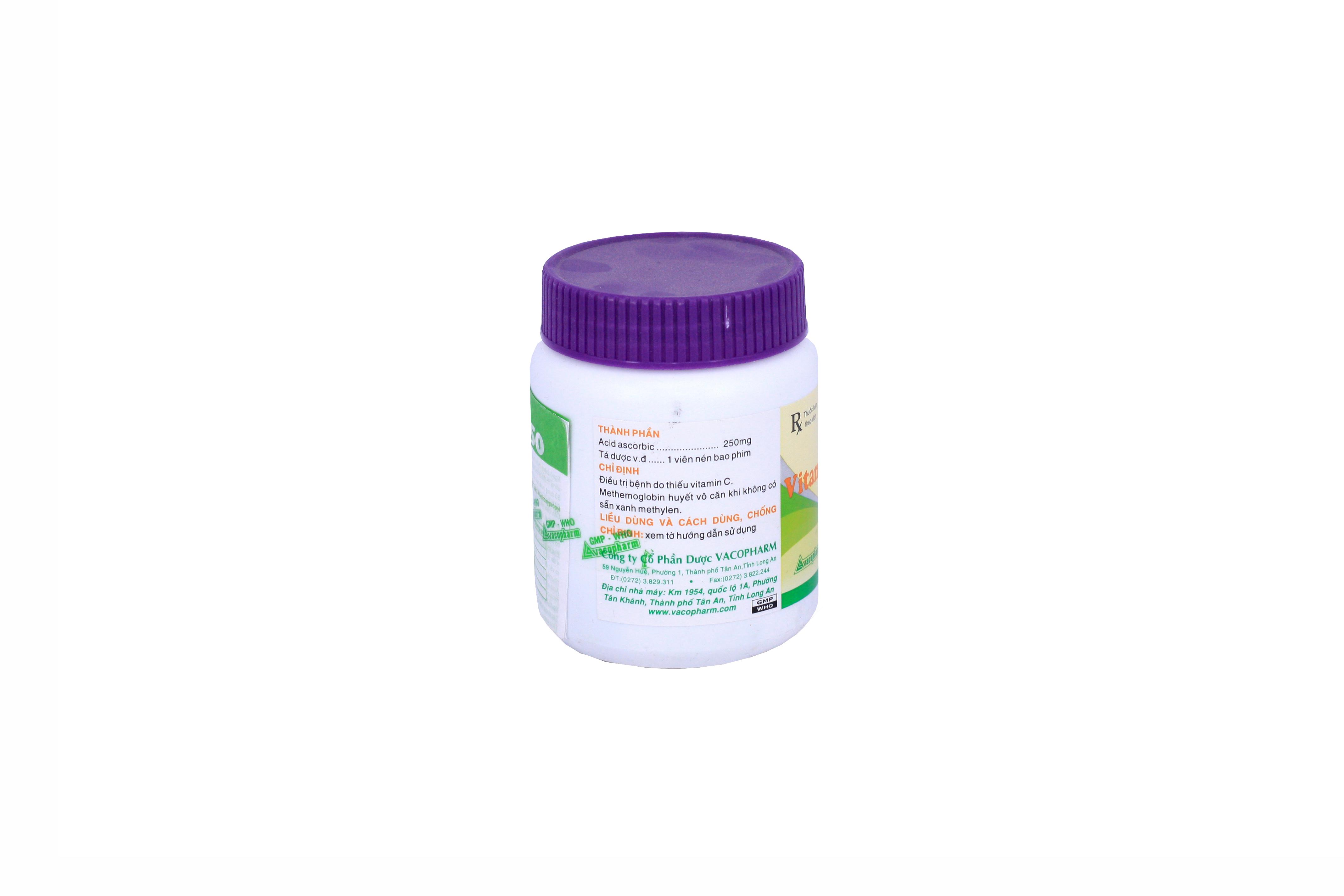 Vitamin C 250mg Vacopharm (C/200v)