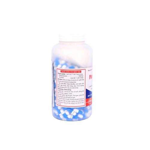 Paracetamol 500mg Quapharco (C/500v)
