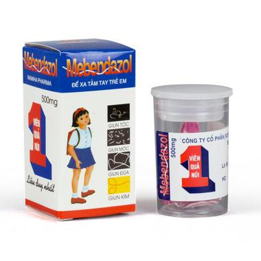 Mebendazol 500mg Nam Hà (Lốc/10h/1v)