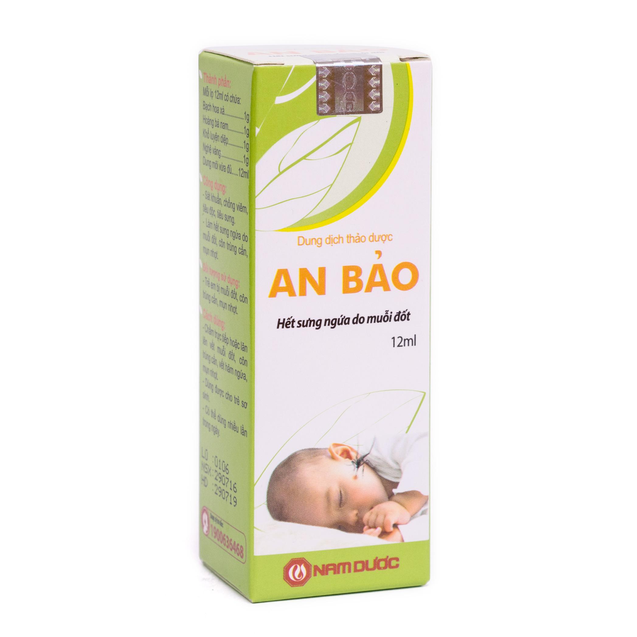 Tinh Dầu Trị Muỗi Đốt An Bảo Nam Dược (C/12ml)