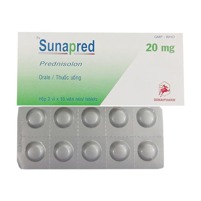 Sunapred 20mg (Prednisolon) Donaipharm (H/20v)