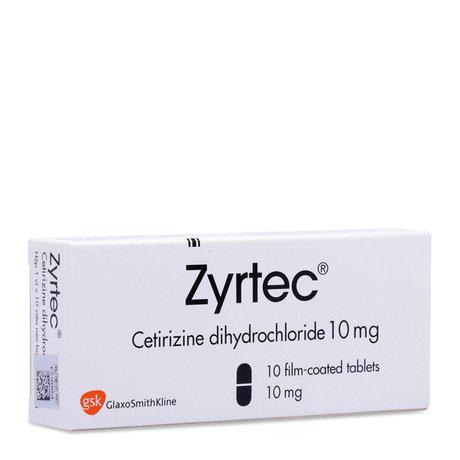 Zyrtec (Cetirizin) 10mg UCB (H/10v)