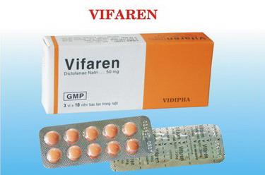 Vifaren 50 (Diclofenac) Vidipha (Lốc/10h/30v)