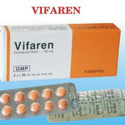 Vifaren 50 (Diclofenac) Vidipha (Lốc/10h/30v)