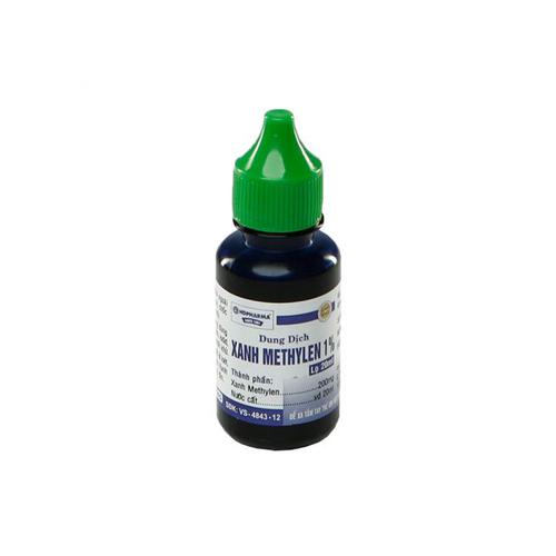 Dung Dich Xanh Methylen 1% HD Pharma (Lốc/10 chai/20ml)