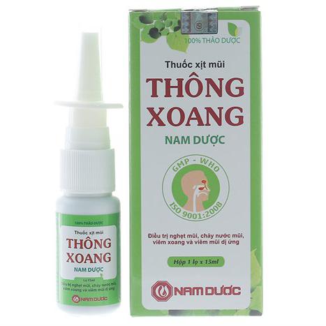 Thuốc Xịt Mũi Thông Xoang Nam Dược (C/15ml)